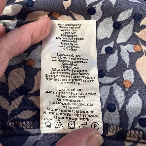 Set of 2 Motherhood Maternity Tops, Size Small, Floral, White, Blue, Zip Up, NEW - Picture 12 of 12